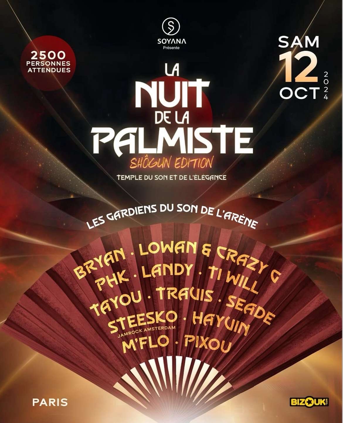 Flyer de la Nuit de la palmiste